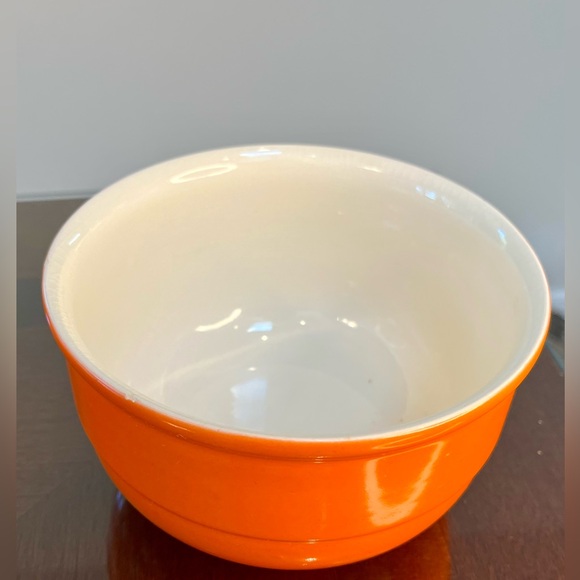 Waechtersbach Orange 6 Inch Serving Bowl Vintage 1970s Excellent - Picture 12 of 12
